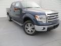 Front 3/4 View of 2014 F150 Lariat SuperCrew 4x4
