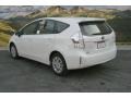 Blizzard White Pearl - Prius v Three Photo No. 3