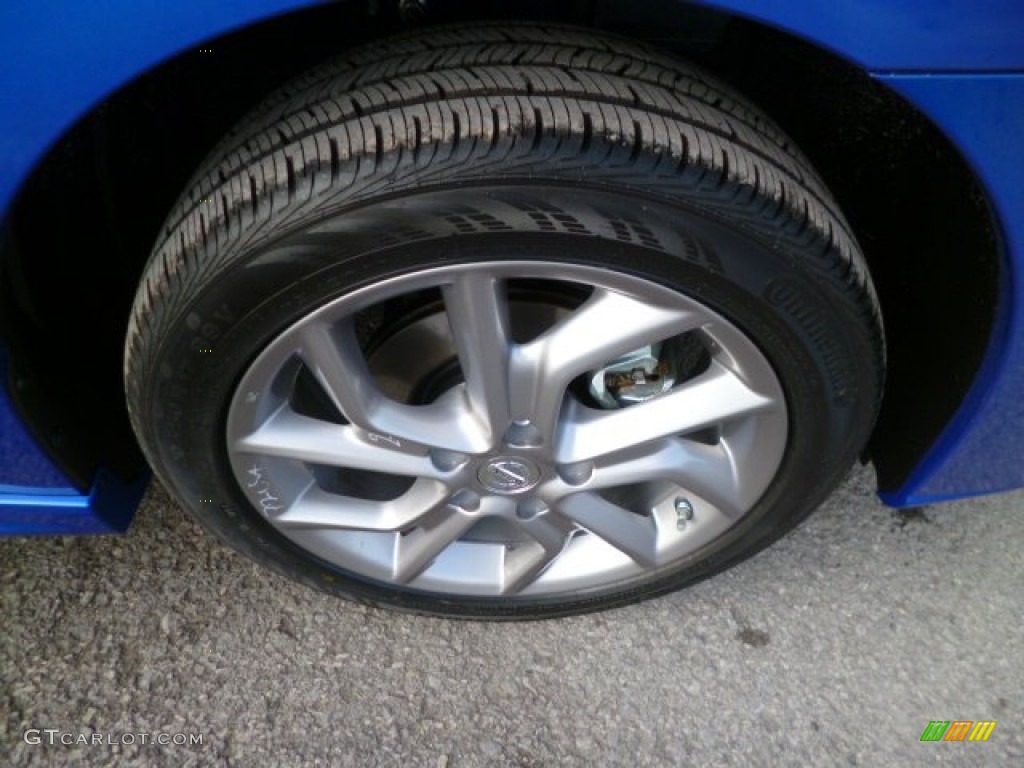 2014 Sentra SR - Metallic Blue / Charcoal photo #9