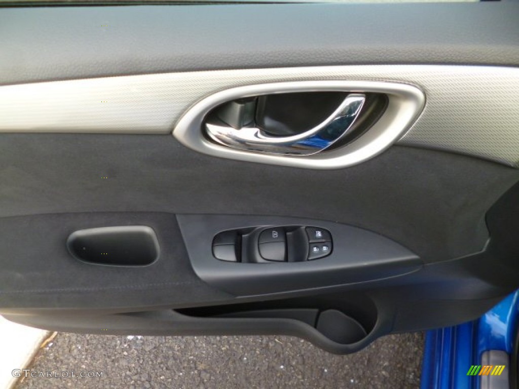 2014 Sentra SR - Metallic Blue / Charcoal photo #17
