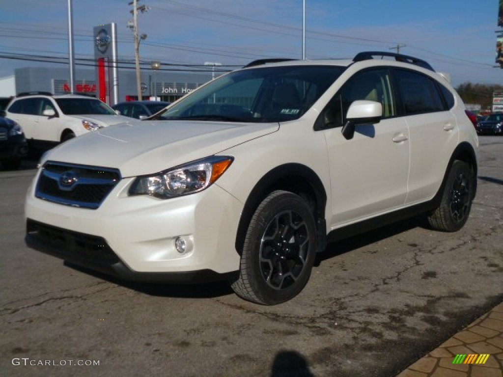 2014 XV Crosstrek 2.0i Limited - Satin White Pearl / Ivory photo #3