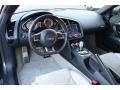 2009 Audi R8 Limestone Grey Alcantara/Leather Interior Prime Interior Photo