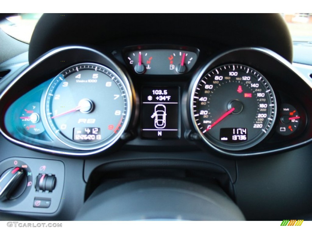 2009 Audi R8 4.2 FSI quattro Gauges Photo #89236214
