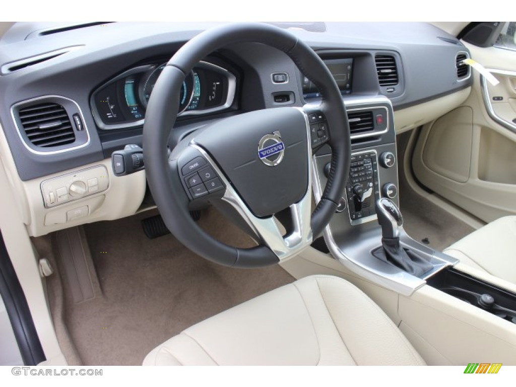 Soft Beige Interior 2014 Volvo S60 T5 Photo #89236411