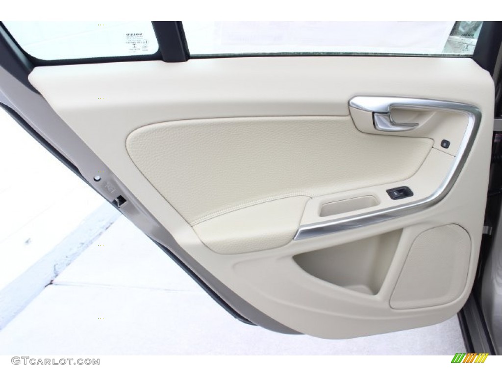 2014 Volvo S60 T5 Soft Beige Door Panel Photo #89236633