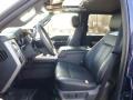 2014 Ford F450 Super Duty Black Interior Front Seat Photo