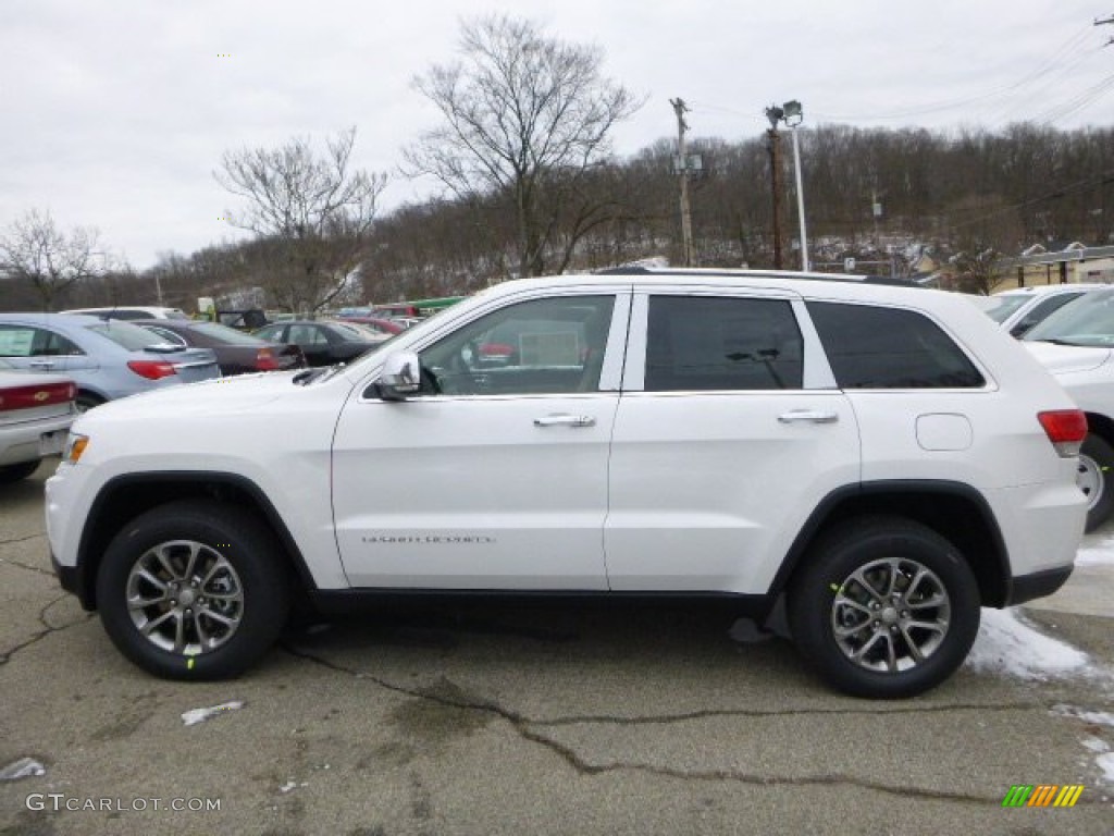 2014 Grand Cherokee Limited 4x4 - Bright White / New Zealand Black/Light Frost photo #2