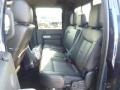 2014 Ford F450 Super Duty Black Interior Rear Seat Photo