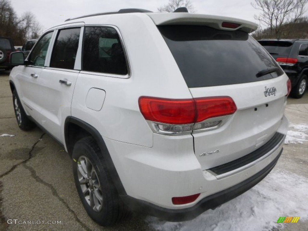 2014 Grand Cherokee Limited 4x4 - Bright White / New Zealand Black/Light Frost photo #3