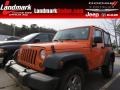 2012 Crush Orange Jeep Wrangler Sport 4x4 #89199878