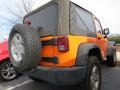 2012 Crush Orange Jeep Wrangler Sport 4x4  photo #3