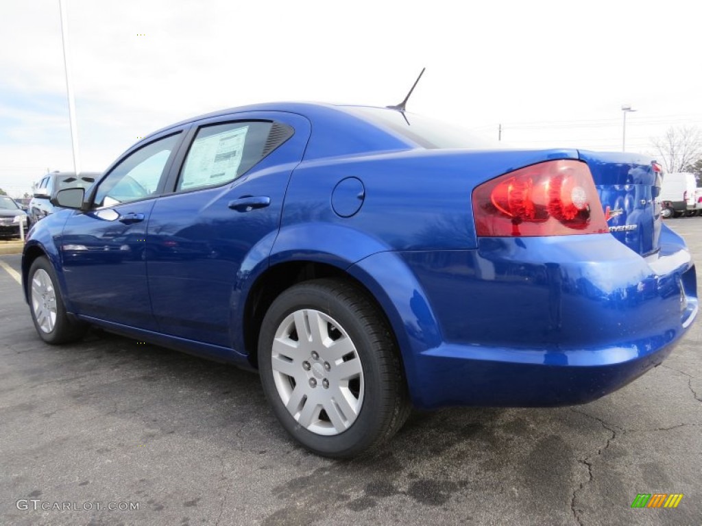 2014 Avenger SE - Blue Streak Pearl / Black photo #2