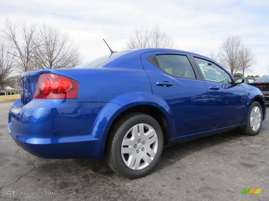 2014 Avenger SE - Blue Streak Pearl / Black photo #3