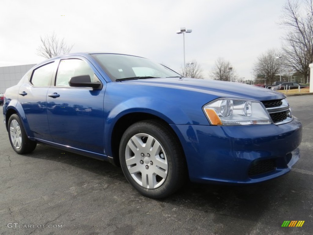 2014 Avenger SE - Blue Streak Pearl / Black photo #4