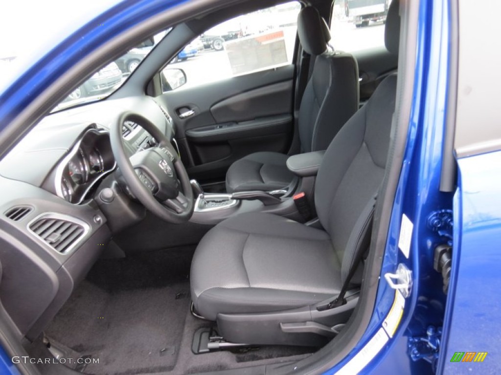 2014 Avenger SE - Blue Streak Pearl / Black photo #6