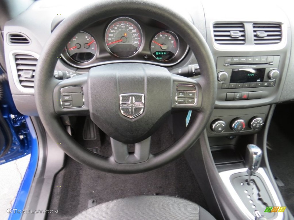 2014 Avenger SE - Blue Streak Pearl / Black photo #7