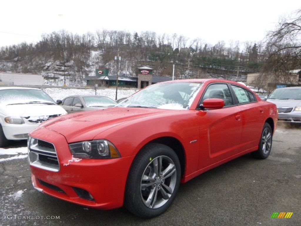 2014 Charger R/T Plus AWD - TorRed / Black photo #1