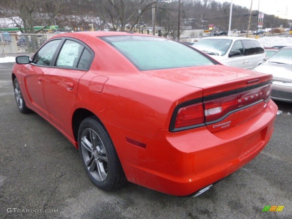 2014 Charger R/T Plus AWD - TorRed / Black photo #3