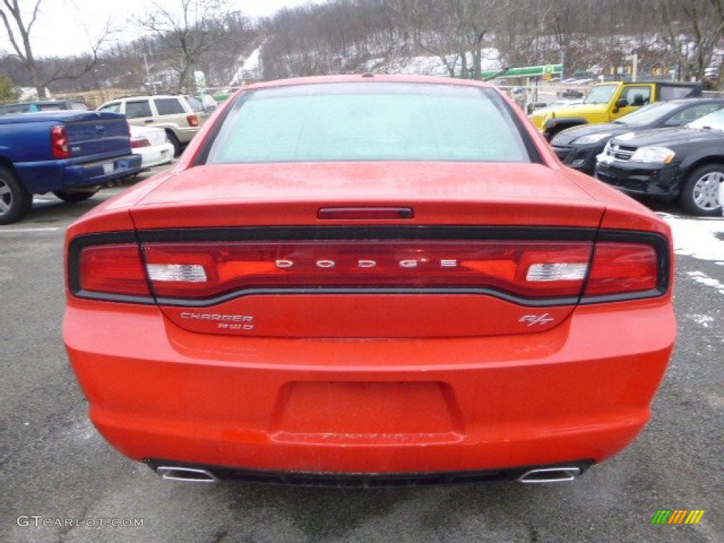 2014 Charger R/T Plus AWD - TorRed / Black photo #4
