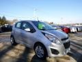 2014 Silver Ice Chevrolet Spark LT  photo #1