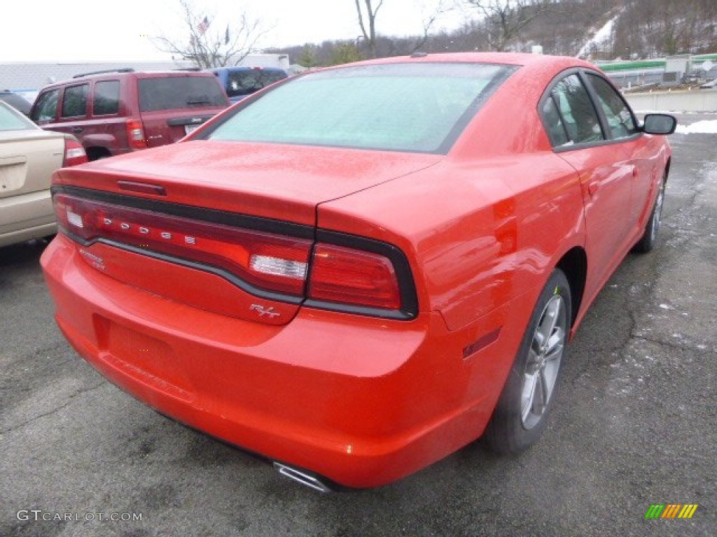 2014 Charger R/T Plus AWD - TorRed / Black photo #5