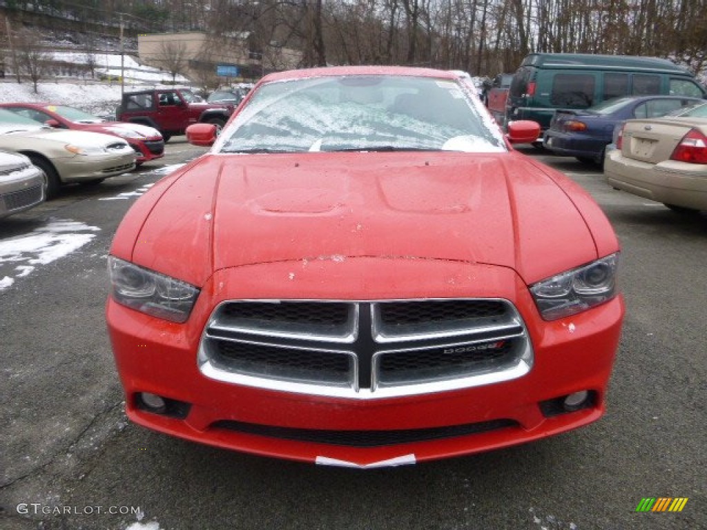2014 Charger R/T Plus AWD - TorRed / Black photo #8