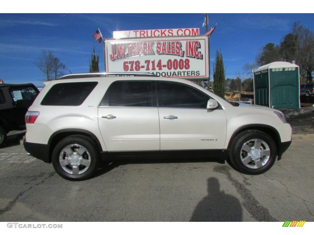 2008 Acadia SLT - Platinum Ice Tricoat / Light Titanium photo #10