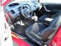 Black 2010 Honda Civic EX Coupe Interior Color