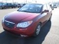 2008 Apple Red Pearl Hyundai Elantra SE Sedan  photo #3