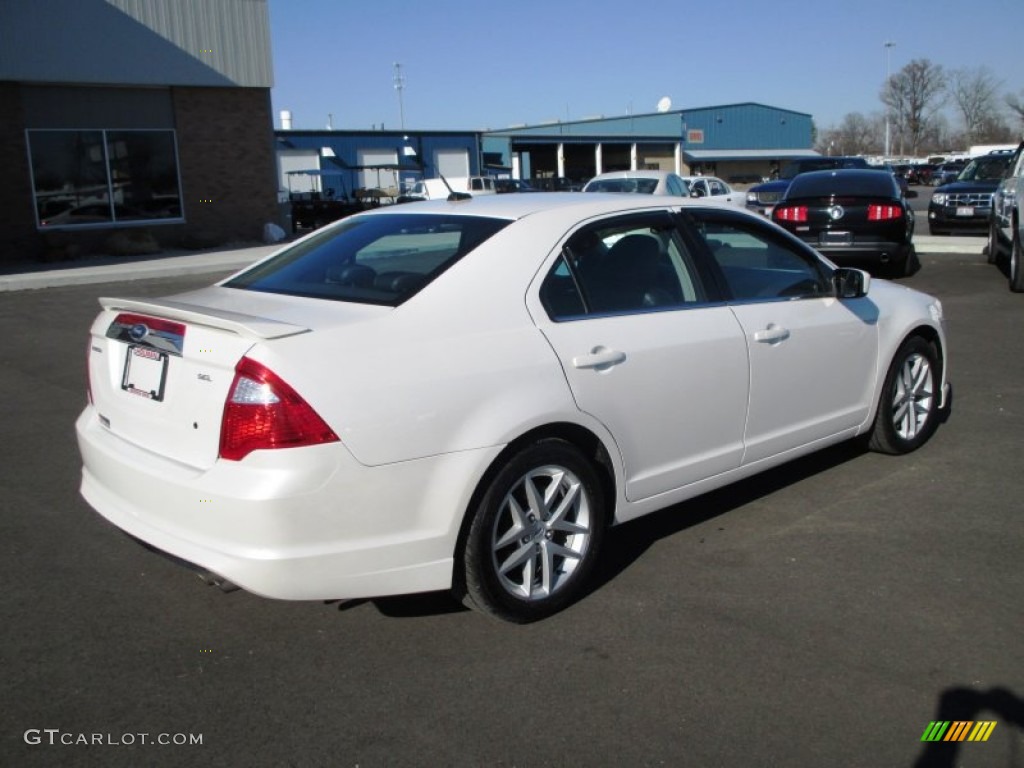 2010 Fusion SEL - White Platinum Tri-coat Metallic / Charcoal Black photo #32