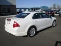 2010 White Platinum Tri-coat Metallic Ford Fusion SEL  photo #32