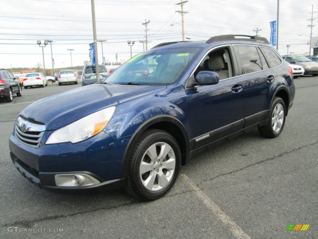 Azurite Blue Pearl 2011 Subaru Outback 2.5i Premium Wagon Exterior Photo #89241097