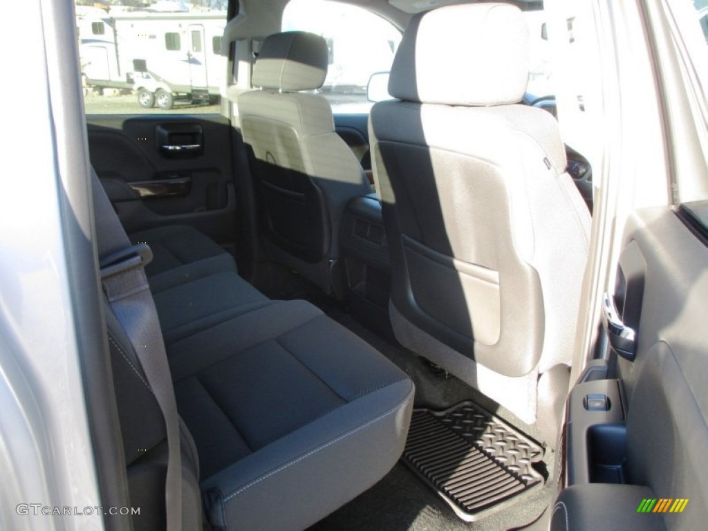 2014 Sierra 1500 SLE Crew Cab 4x4 - Quicksilver Metallic / Jet Black photo #34