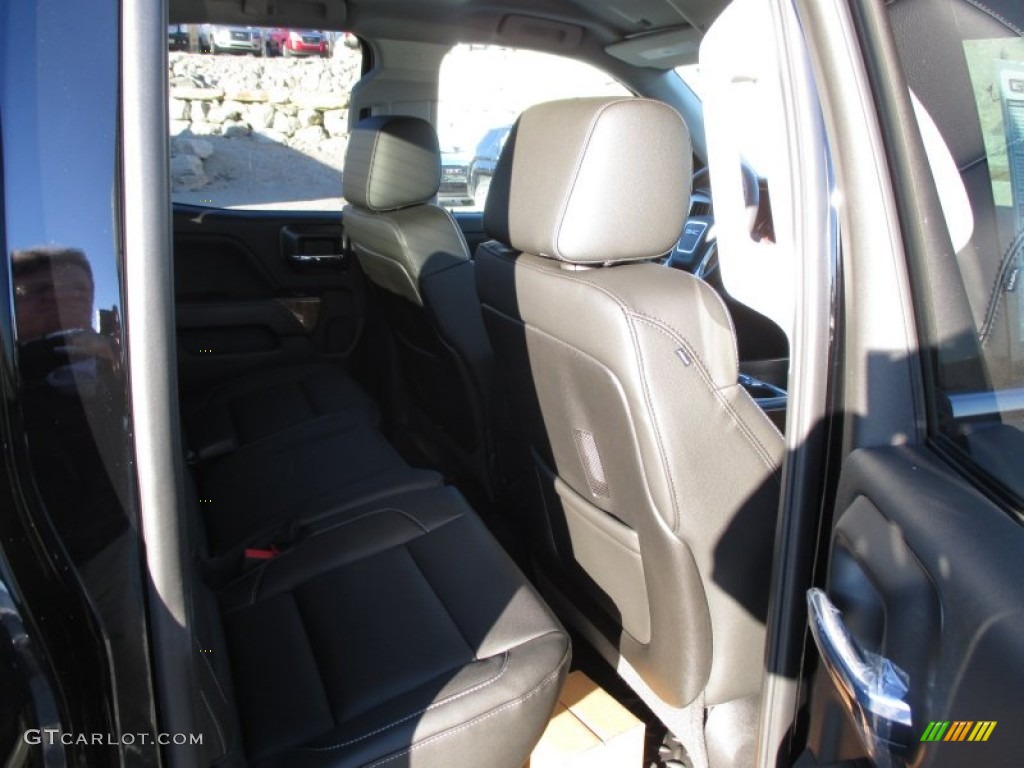 2014 Sierra 1500 SLT Double Cab 4x4 - Onyx Black / Jet Black photo #33