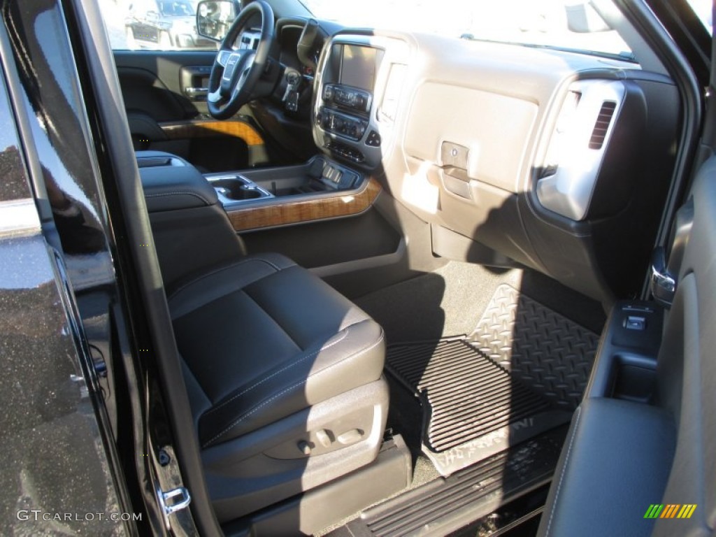 2014 Sierra 1500 SLT Double Cab 4x4 - Onyx Black / Jet Black photo #34