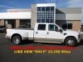 2008 Oxford White Ford F350 Super Duty King Ranch Crew Cab Dually  photo #1