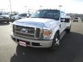 2008 Oxford White Ford F350 Super Duty King Ranch Crew Cab Dually  photo #3