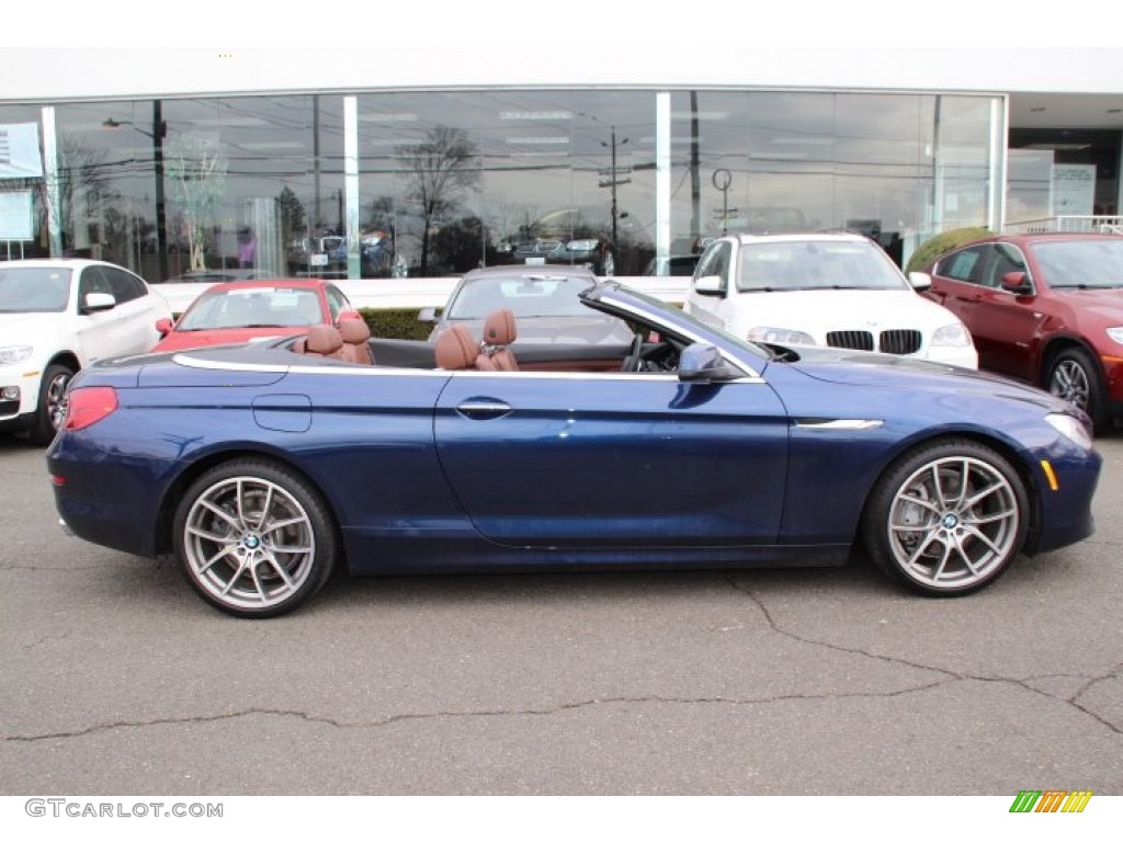 Deep Sea Blue Metallic 2013 BMW 6 Series 650i Convertible Exterior Photo #89244535