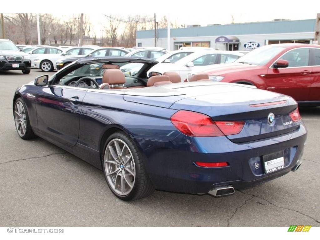 2013 6 Series 650i Convertible - Deep Sea Blue Metallic / Cinnamon Brown photo #5