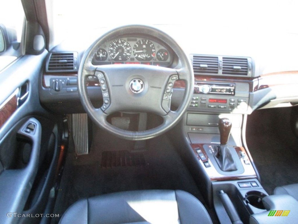 2004 3 Series 325i Sedan - Silver Grey Metallic / Black photo #19