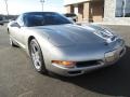 Light Pewter Metallic 2002 Chevrolet Corvette Coupe Exterior