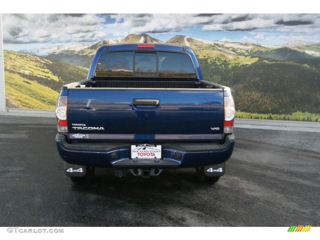 2014 Tacoma V6 TRD Sport Double Cab 4x4 - Blue Ribbon Metallic / Graphite photo #4