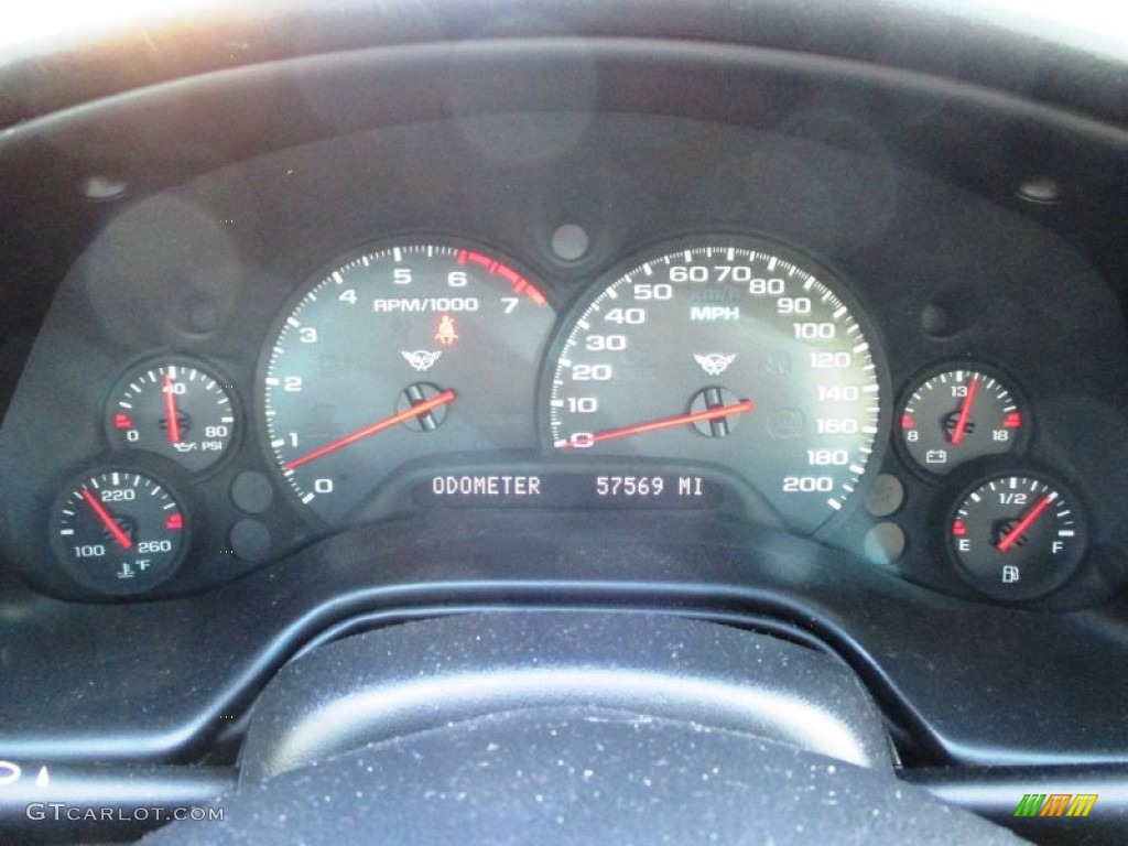 2002 Chevrolet Corvette Coupe Gauges Photo #89247745