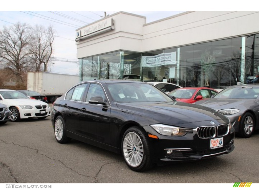 2013 3 Series 328i xDrive Sedan - Jet Black / Black photo #1