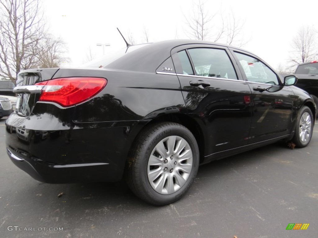 2014 200 LX Sedan - Black Clear Coat / Black photo #3