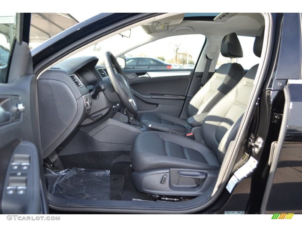 Titan Black Interior 2014 Volkswagen Jetta SE Sedan Photo #89249340