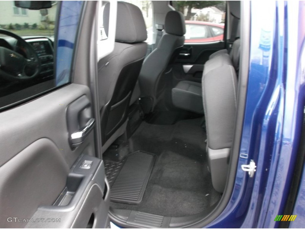 2014 Silverado 1500 LT Double Cab 4x4 - Blue Topaz Metallic / Jet Black photo #26