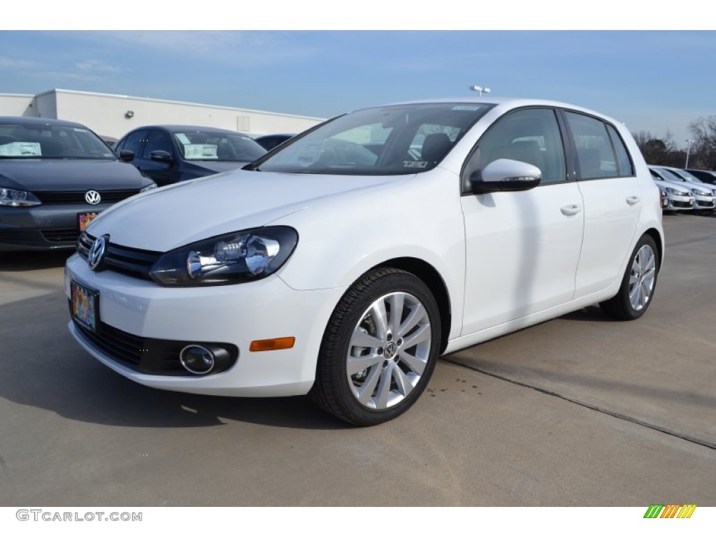 Candy White 2014 Volkswagen Golf TDI 4 Door Exterior Photo #89249443