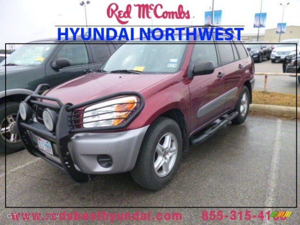 2005 RAV4  - Salsa Red Pearl / Dark Charcoal photo #1