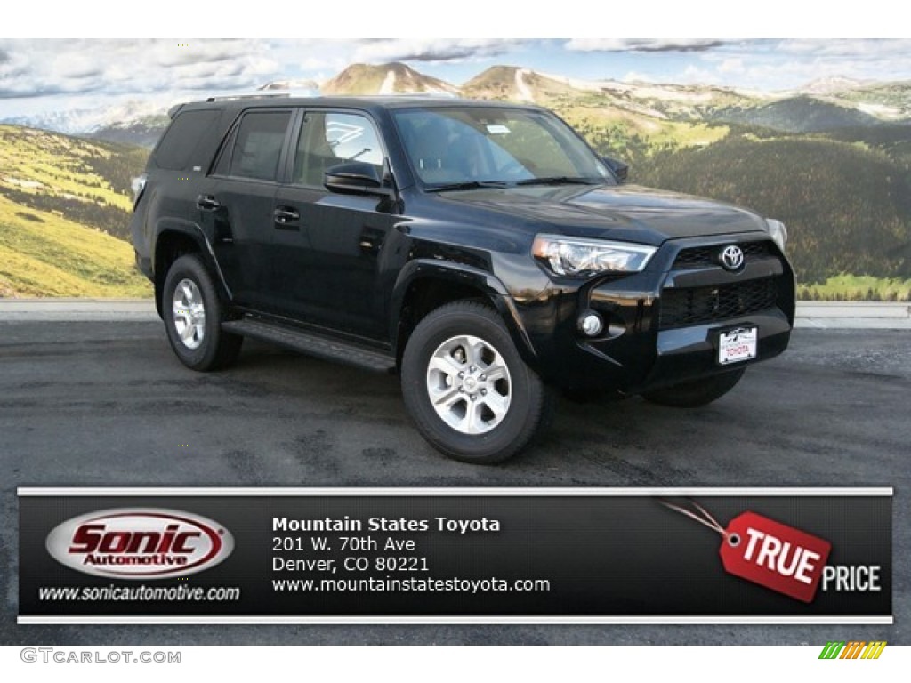 2014 4Runner SR5 4x4 - Black / Sand Beige photo #1